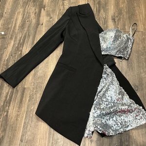 Miss Circle fashion half suit half short